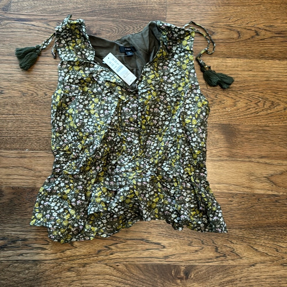 Peplum floral top